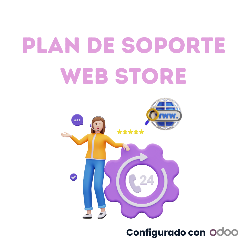 Plan de Soporte WEB STORE en Odoo