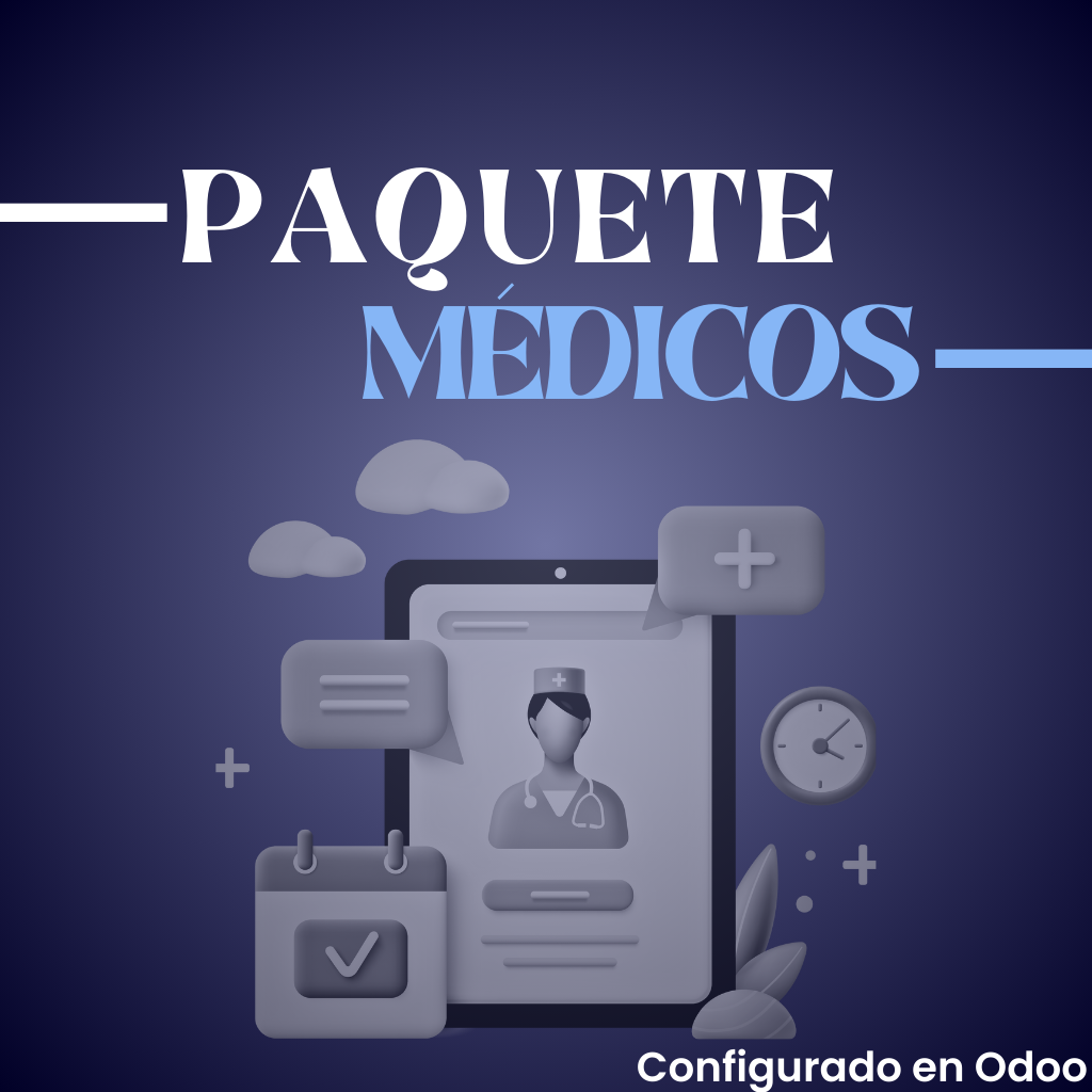 Paquete MÉDICOS configurado en Odoo