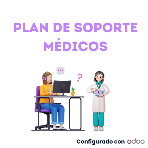 Plan de Soporte MÉDICOS en Odoo